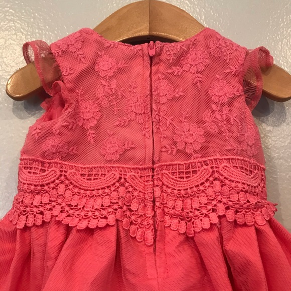 Carter’s Crochet Floral Lace Dress - Picture 5 of 8